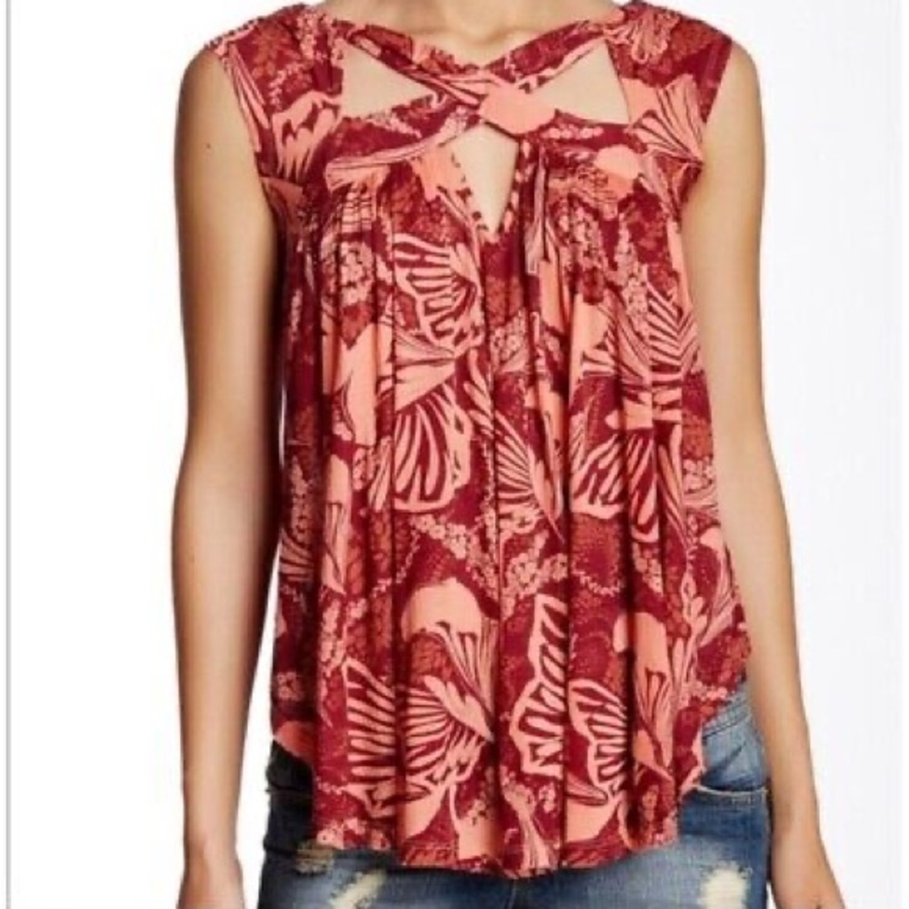 Free People Sugar Cane Crisscross Tank